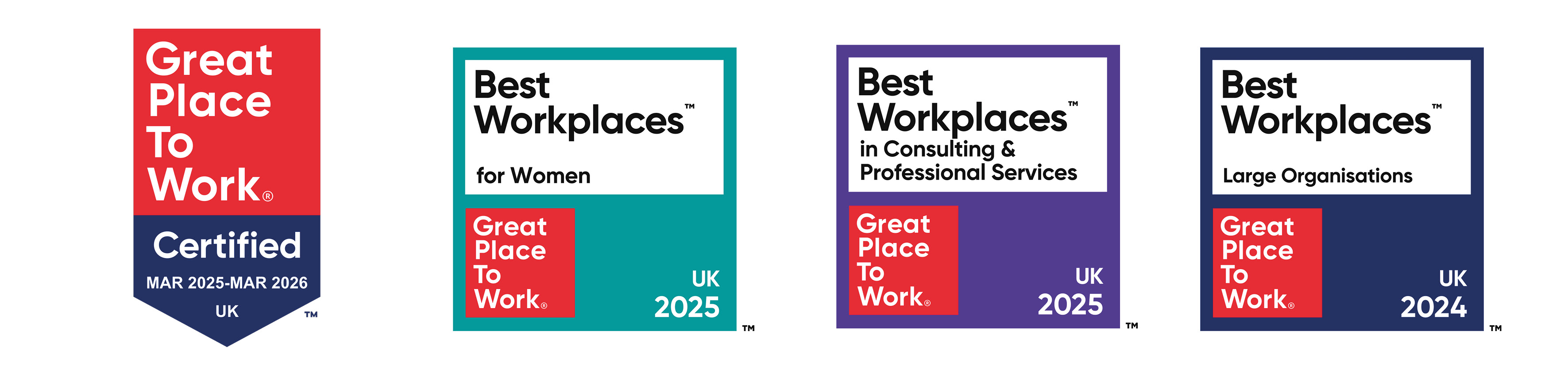 Great Place to Work logos