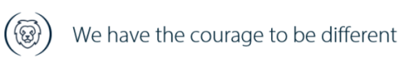 We have the courage to be different